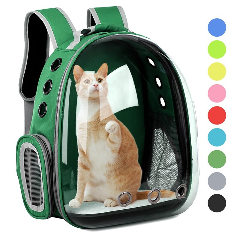 Pet Carrier Backpack For Cats, Cat Bag, Portable Transparent Space Capsule  Pet Bag For Going Out, Breathable Cat Backpack - Temu